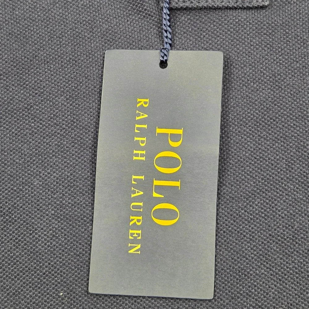 NEW Polo Ralph Lauren Big Navy‎ Blue Classic Mesh Polo Shirt Mens 4XB *READ